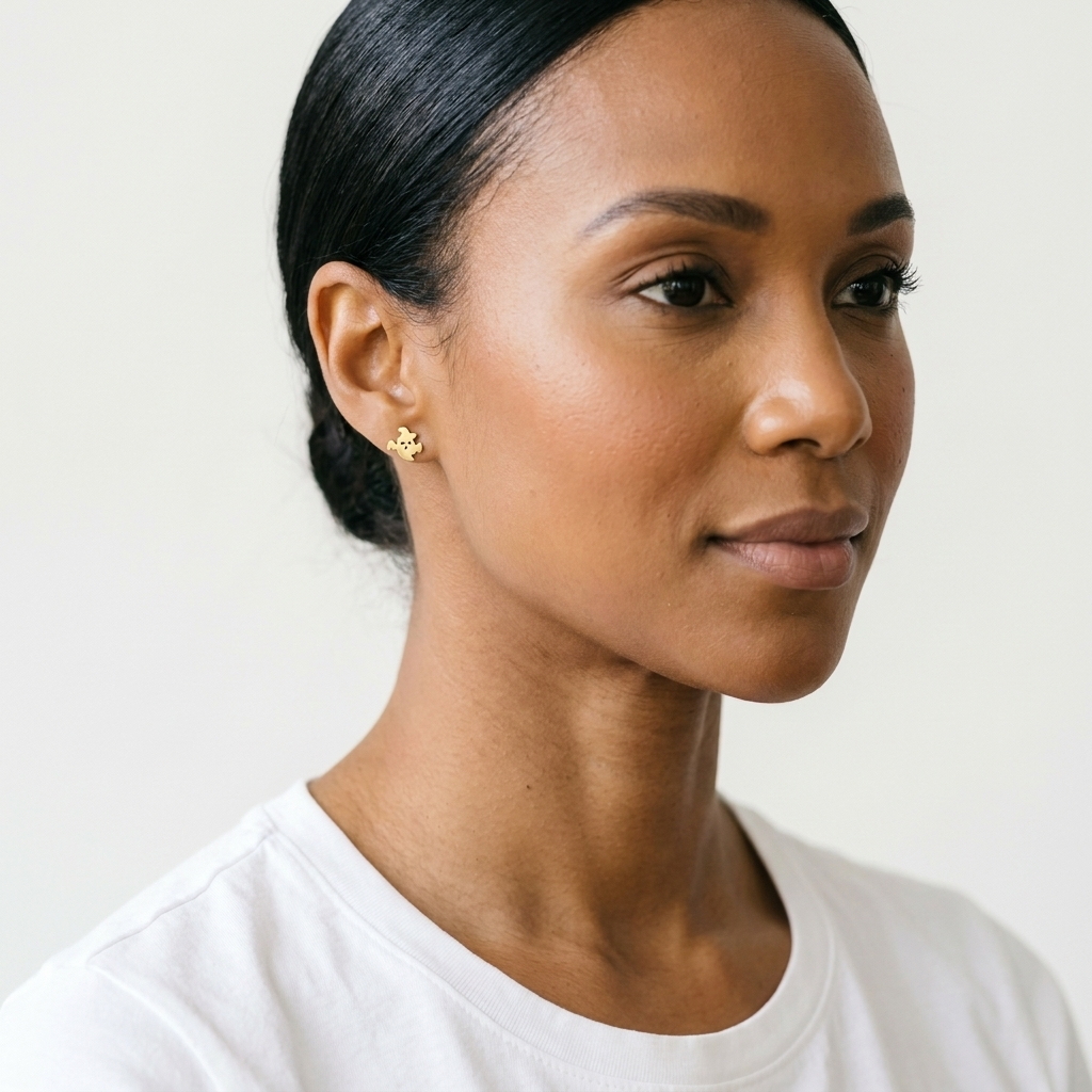 Halloween Ghost Stud Earrings — Gold | Waterproof | Oro & Glo