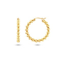 Round Hoop Earrings