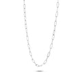 Clip Chain Necklace Silver