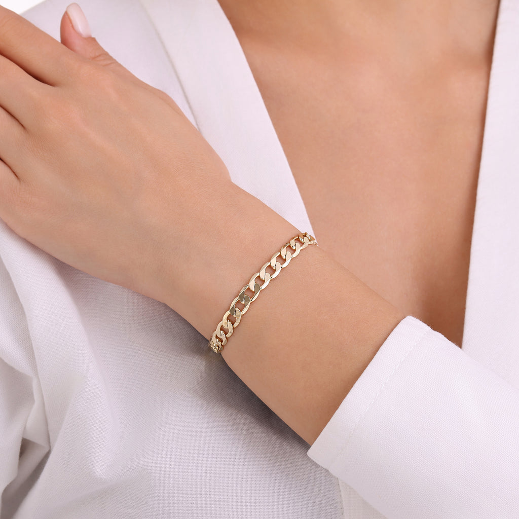 Cuban Curb Chain Bracelet