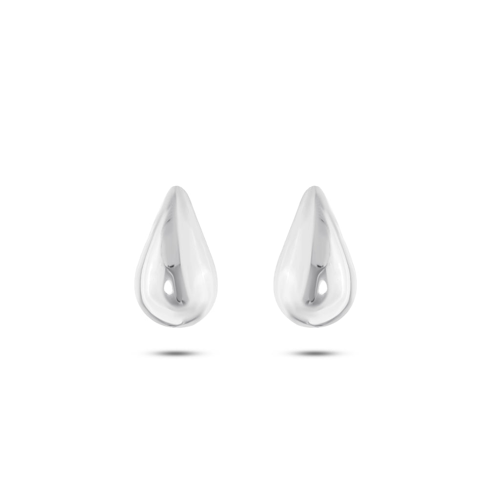 Teardrop Silver Earrings