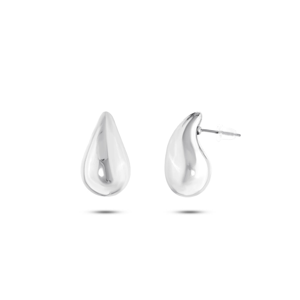 Teardrop Silver Earrings