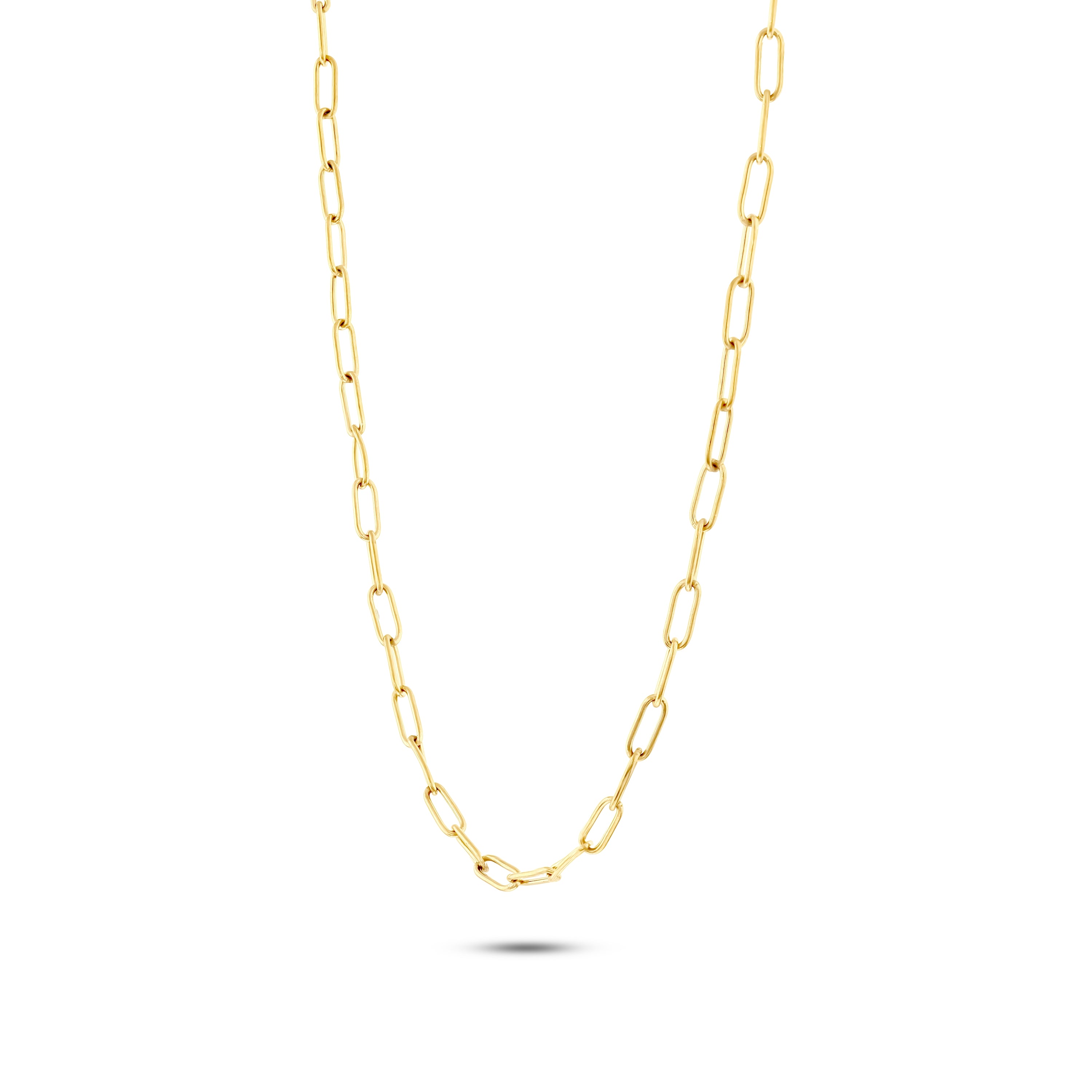 Clip Chain Necklace Gold
