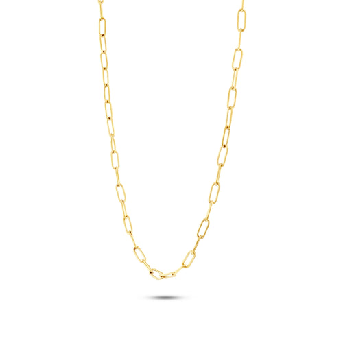Clip Chain Necklace Gold